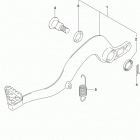 RM,Z450 Педаль тормоза