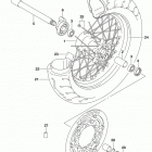 DR,Z400SM Переднее колесо