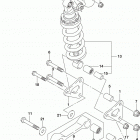 GSX,R600 Rear cushion lever (gsx-r600l7 e03)