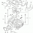 VZ1500 Головка цилиндров (задняя)