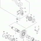 RM,Z450 Кик стартер