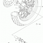 VL800 Front wheel (vl800l7 e33)