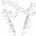 GSX250R Распределительный вал  /  клапана