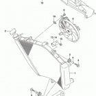 GSX R750 Radiator (gsx-r750l7 e33)