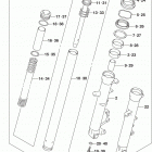 DL650A Front fork damper (dl650al7 e03)