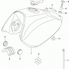 RV200 Fuel tank (for pgz) (rv200l7 e03)