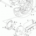 VL800 Rear wheel (vl800l7 e03)