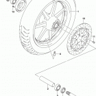VL1500 Front wheel (vl1500tl7 e33)