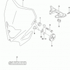 RMX450Z Headlamp cover (rmx450zl7 e28)