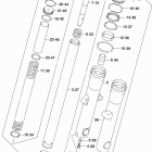 VL1500 Front fork damper (vl1500bl7 e03)
