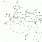 RM,Z450 Топливный бак