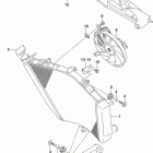 GSX R750 Radiator (gsx-r750l7 e03)