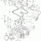 VZR1800 BZ Головка цилиндров (задняя)