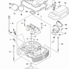 VL1500T Головка цилиндров (передняя)