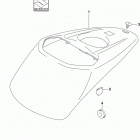 VZR1800 BZ Fuel tank front cover