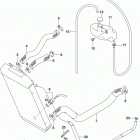 VL800,T Radiator hose (vl800tl6 e28)