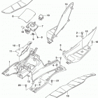 UH200 A Rear leg shield