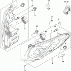 AN400A,ZA Front combination lamp