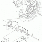 DR200S Переднее колесо