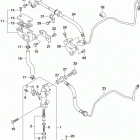 GSX1300R A Rear master cylinder (gsx1300ral6 e33)