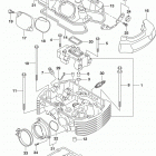 VZ1500 Головка цилиндров (задняя)