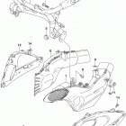 GSX1300R A Air intake pipe
