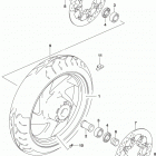VZR1800 BZ Переднее колесо