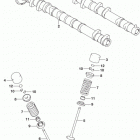 GSX S750 Распределительный вал  /  клапана