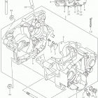 RM Z250 Картер двигателя