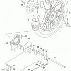 DR200S Переднее колесо