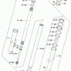 VL800,B,T Front fork damper (vl800tl5 e33)