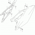 RM Z450 Обтекатель рамы