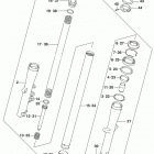 VL800,B,T Front fork damper (vl800bl5 e28)