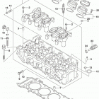 GSX R750 Головка цилиндров