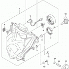 GSX R750 Headlamp (gsx-r750l5 e33)