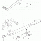 GSX R750 Подножка