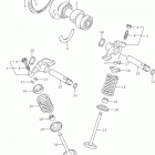 TU250X Распределительный вал  /  клапана