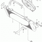 GSX S750 Radiator (gsx-s750al5 e28)