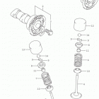 RM Z250 Распределительный вал  /  клапана