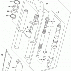 DR Z70 Передняя вилка