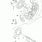 RM85 Rear wheel (rm85l5 p03)