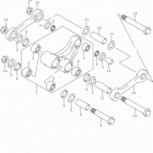 DR Z400SM Втулки заднего рычага