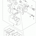 GSX R750 Задний суппорт