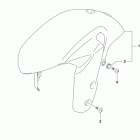 GSX R750 Front fender (gsx-r750l5 e28)