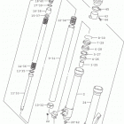 DR650SE Передняя вилка