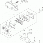 GSX R1000 Rear combination lamp (gsx-r1000l5 e28)