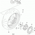 GSX R750 Переднее колесо