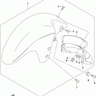 GSX1300R A Front fender (gsx1300ral5 e03)