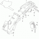 DR200S Задний бампер