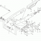DR Z125,L Rear swingingarm (dr-z125ll5 e33)